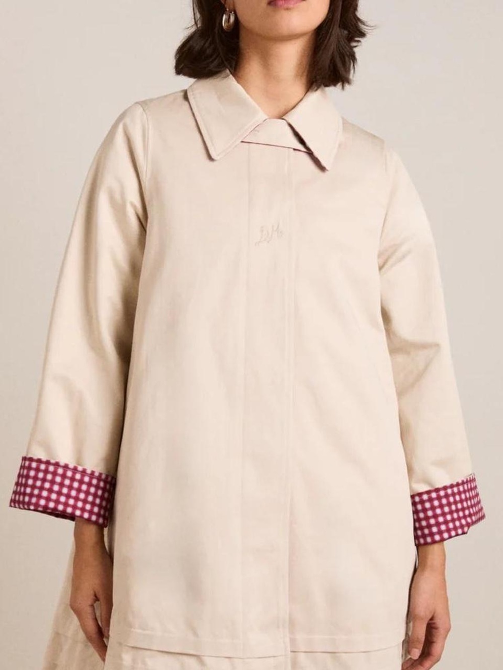 Damson Madder Mercedes Trench Coat